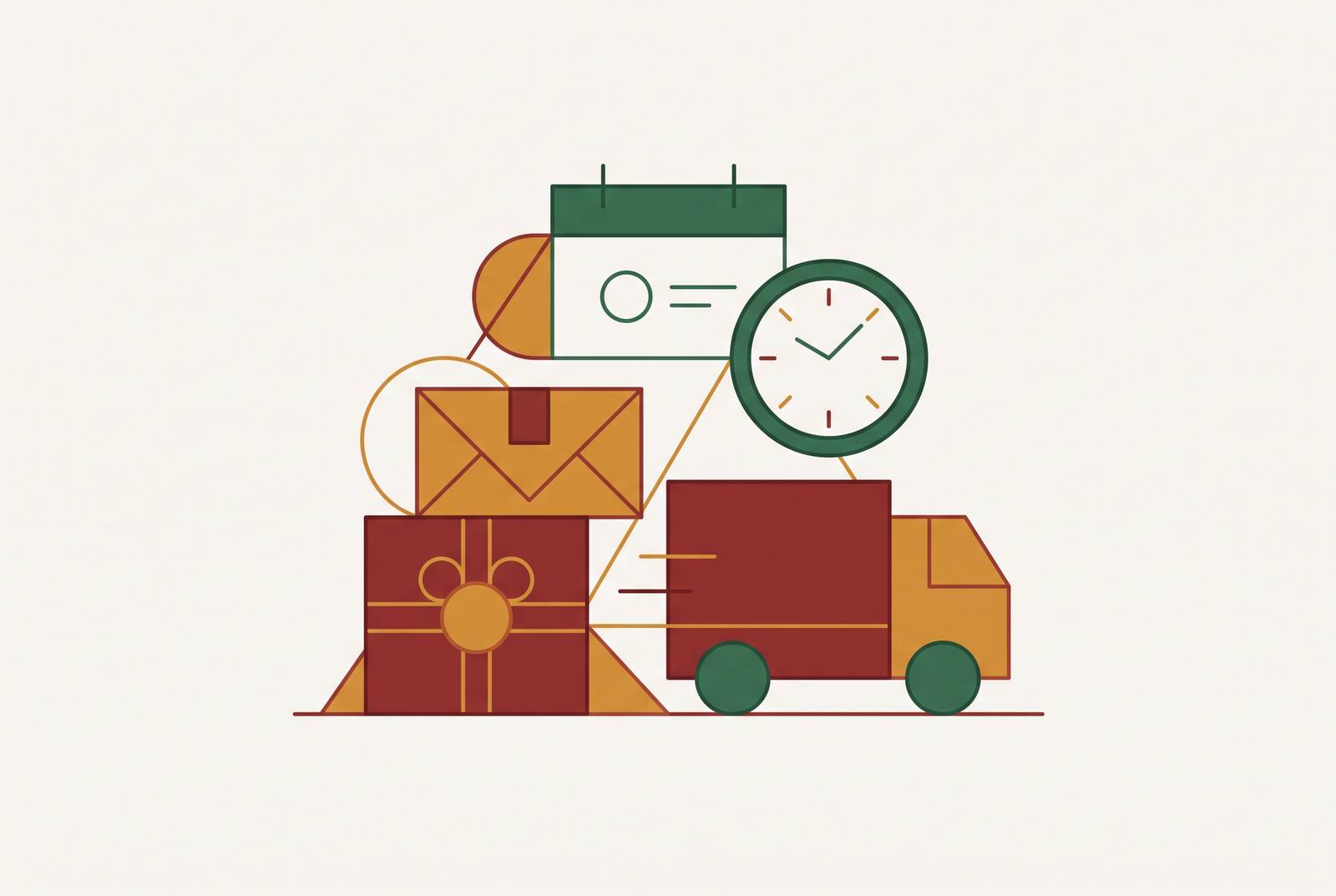 Cover illustration for “Holiday Shipping Guarantee Deadlines by Carrier and Retailer”
