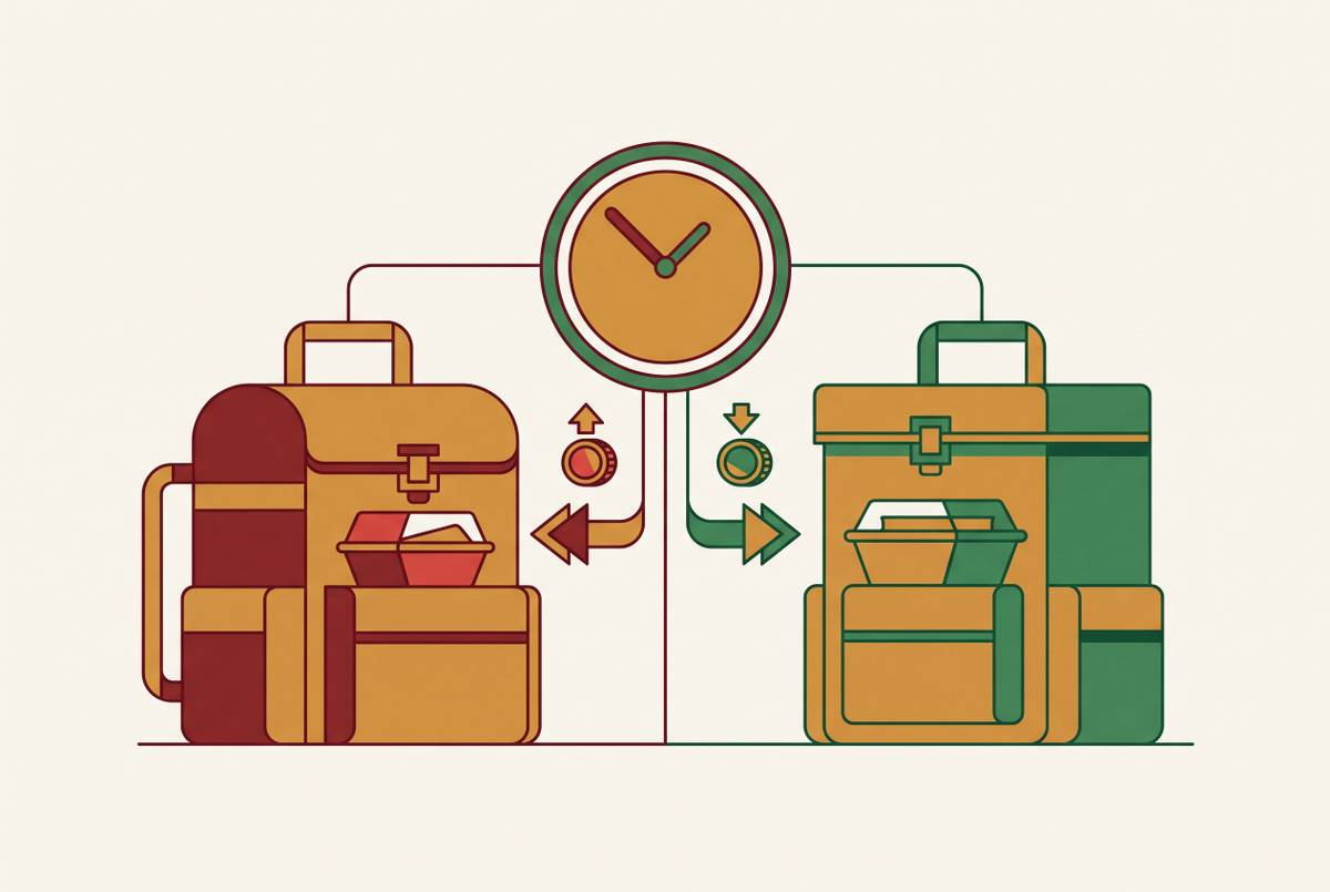 Cover illustration for “Instacart and DoorDash Late Delivery Credit Policies Compared”