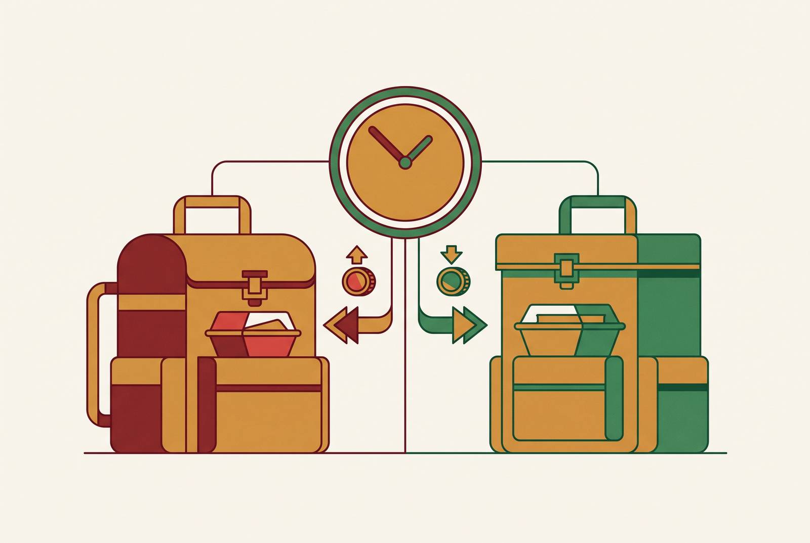 Cover illustration for “Instacart and DoorDash Late Delivery Credit Policies Compared”