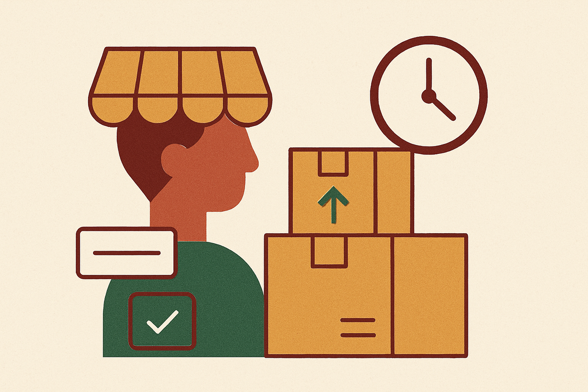 Cover illustration for “How Retailers Use Estimated vs. Guaranteed Delivery Dates”