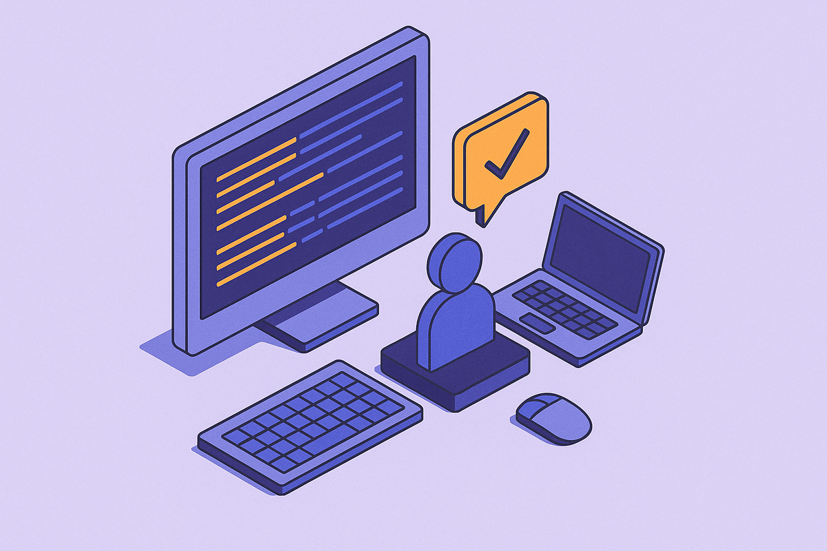Cover illustration for “Reviewing Two-Thousand-Line Agent Diffs”