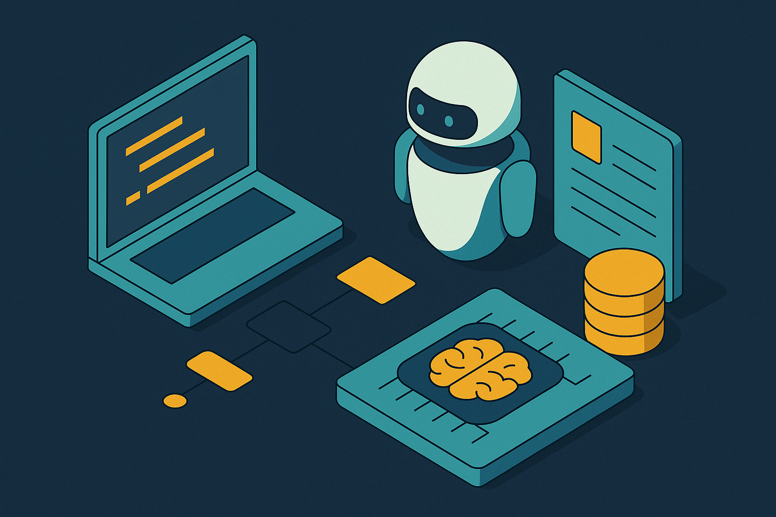 Cover illustration for “Autonomous Agent Coding Workflows in Production”