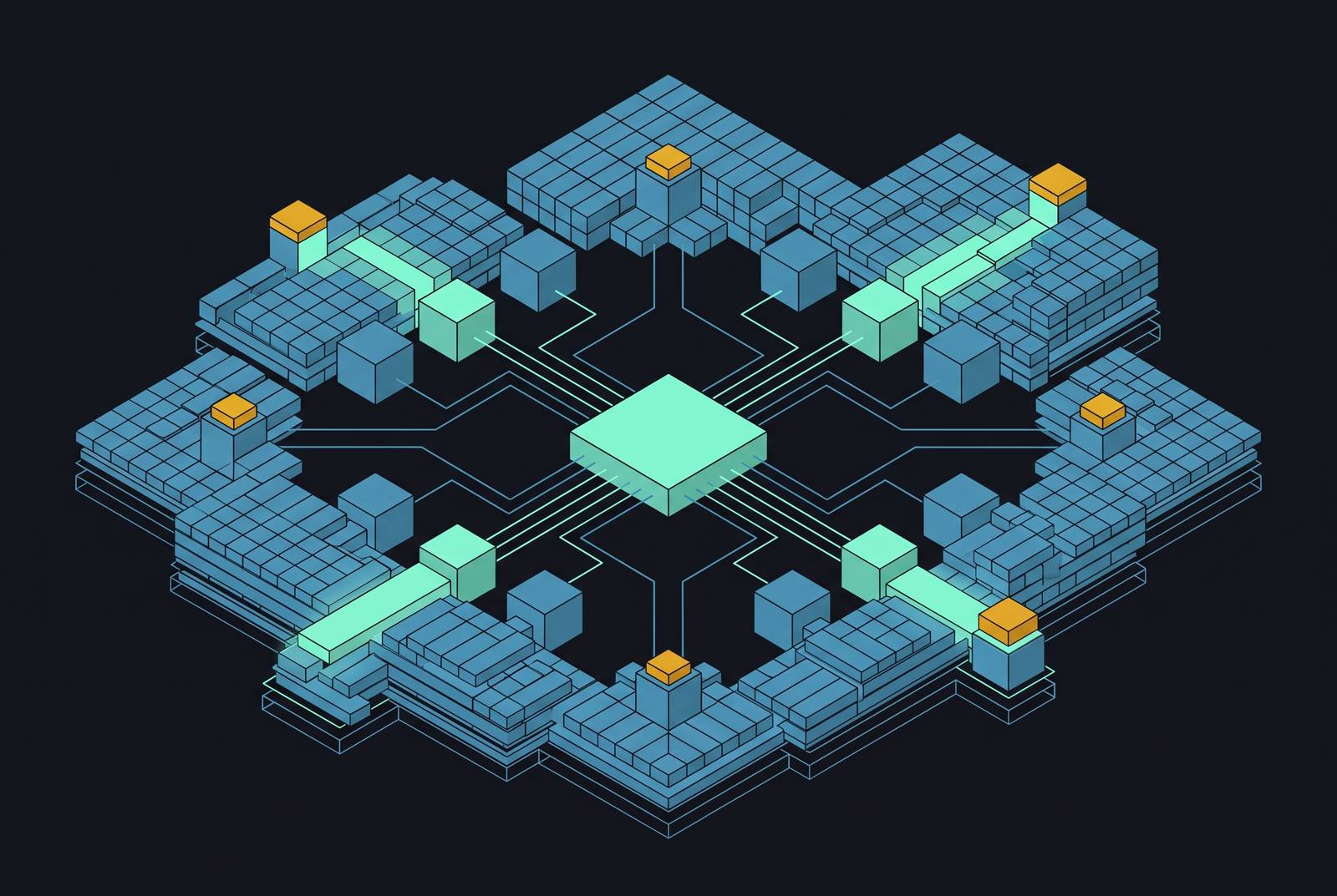 Cover illustration for “Multi-Agent Orchestration for Large Codebases”