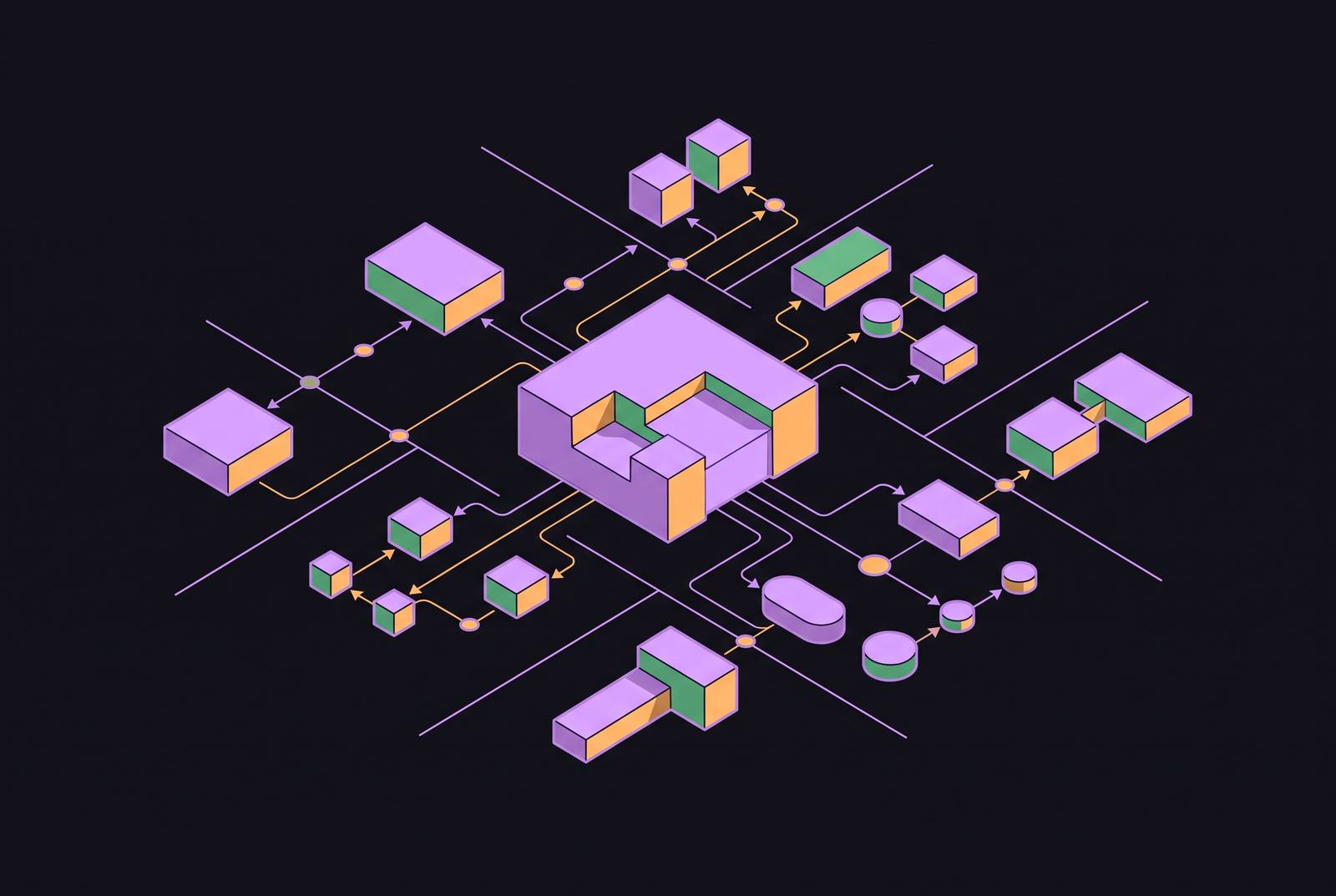 Cover illustration for “Agent Task Decomposition at Module Boundaries”