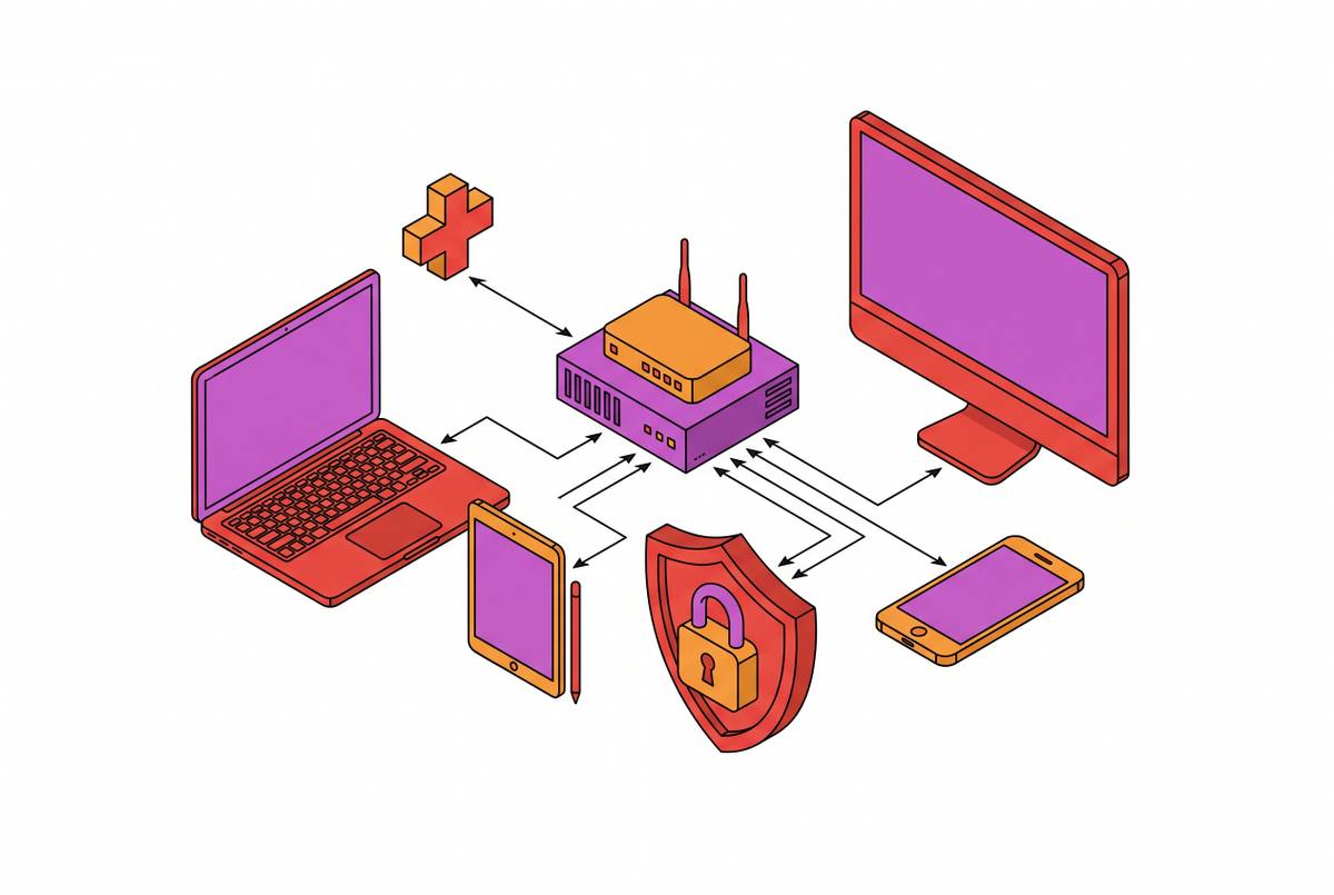Cover illustration for “HIPAA Device Management Requirements for Small Healthcare Businesses”