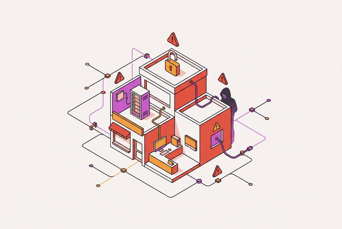 Cover illustration for “Signs Your Small Business Has Already Been Compromised”