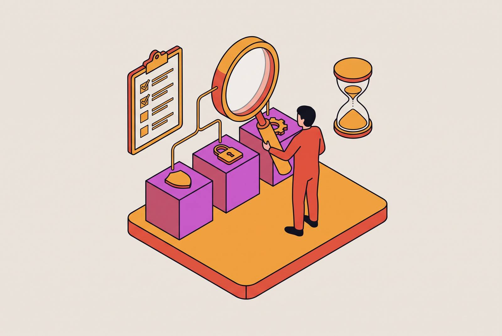 Cover illustration for “How Operators Vet the Vendors That Promise a Two-Week Security Turnaround”