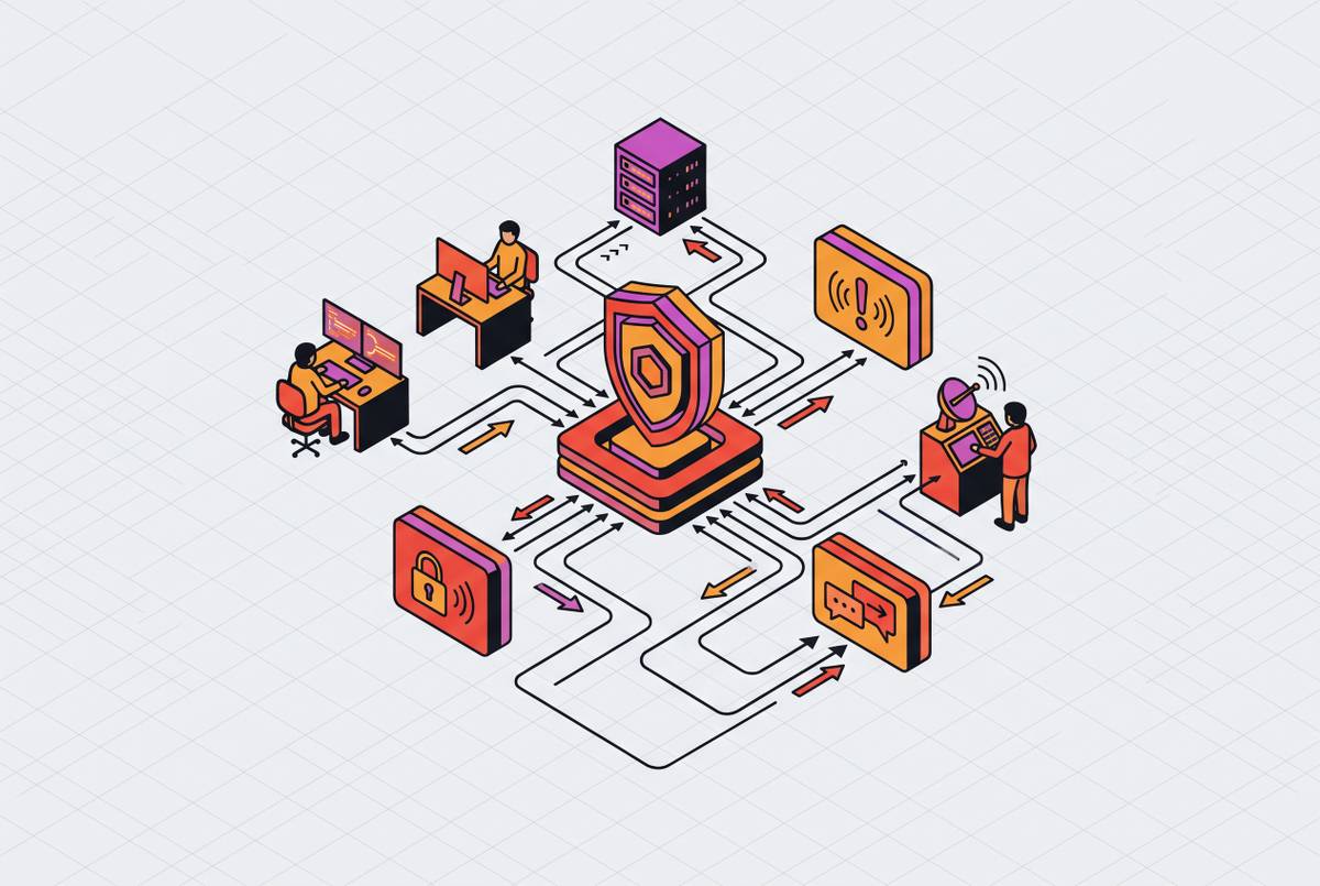 Cover illustration for “Communicating Clearly During a Security Incident: A Playbook for Lean Teams”
