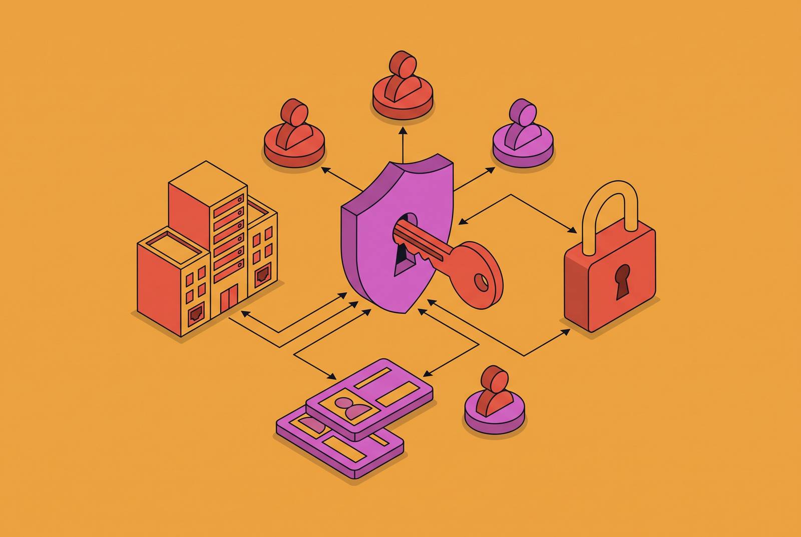 Cover illustration for “Identity and Access Management for Small Business IT”
