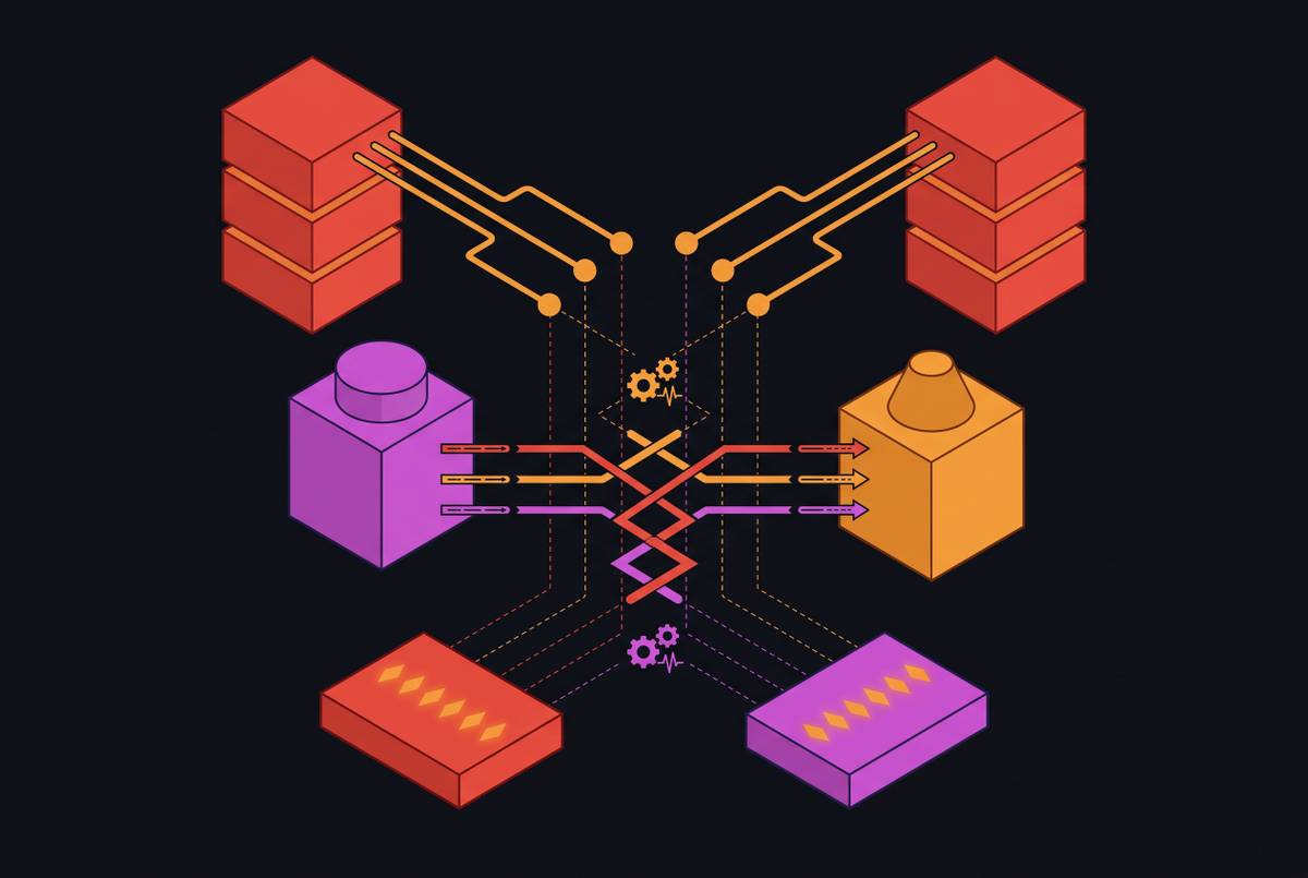 Cover illustration for “Cross-Client Incident Correlation Without a Shared Data Lake”