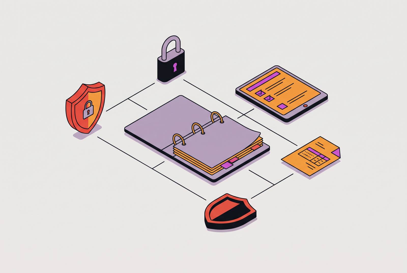 Cover illustration for “The Operator Playbook for a Fully Enforced Security Program Before the Second Invoice”