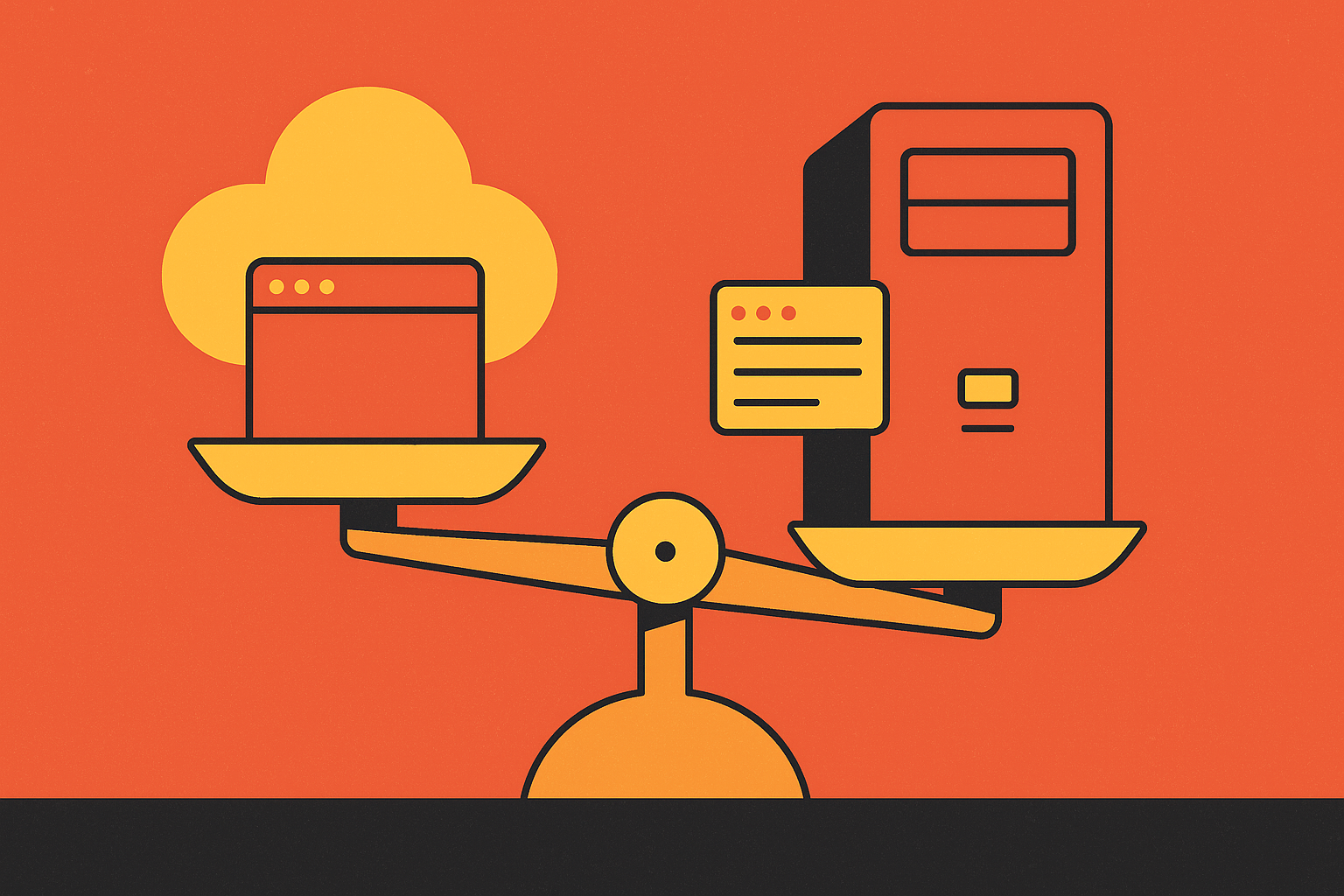 Cover illustration for “Operational Overhead Comparison Between Managed and Self-Hosted SIEM Deployments”