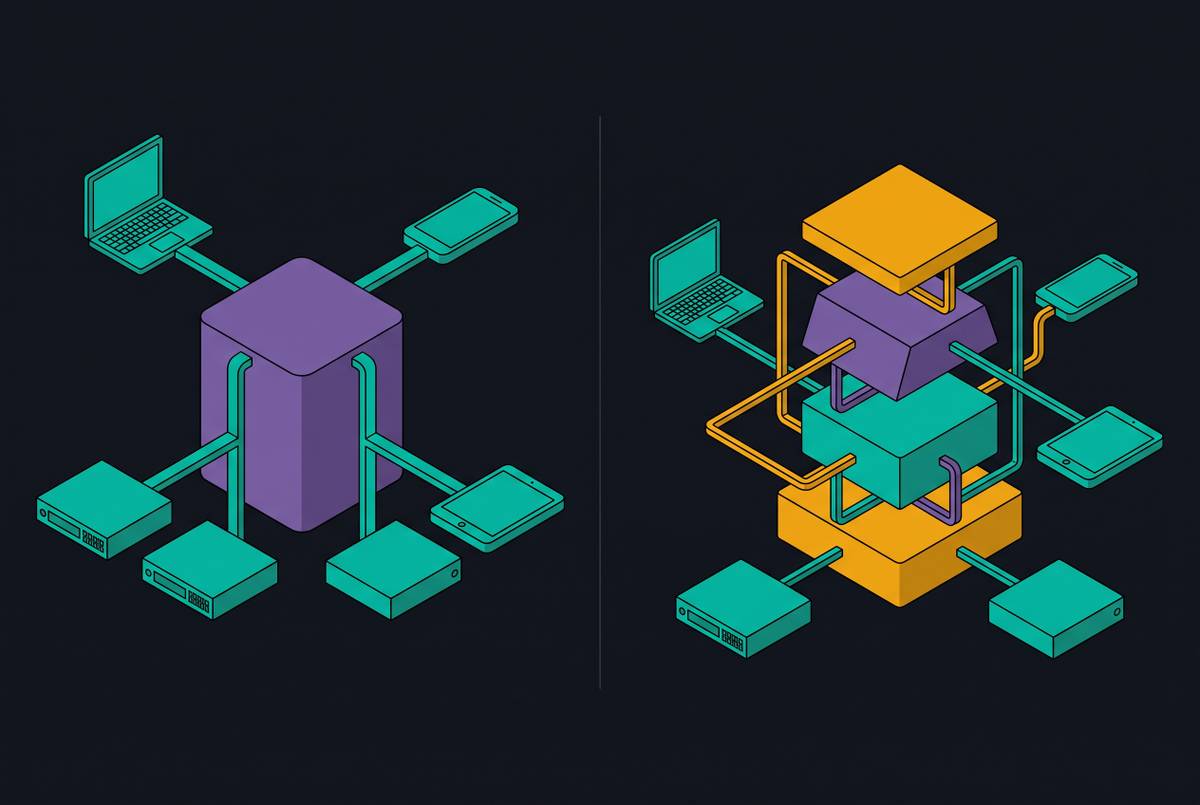Cover illustration for “Unified Endpoint Management vs Best-of-Breed Stack Architecture”