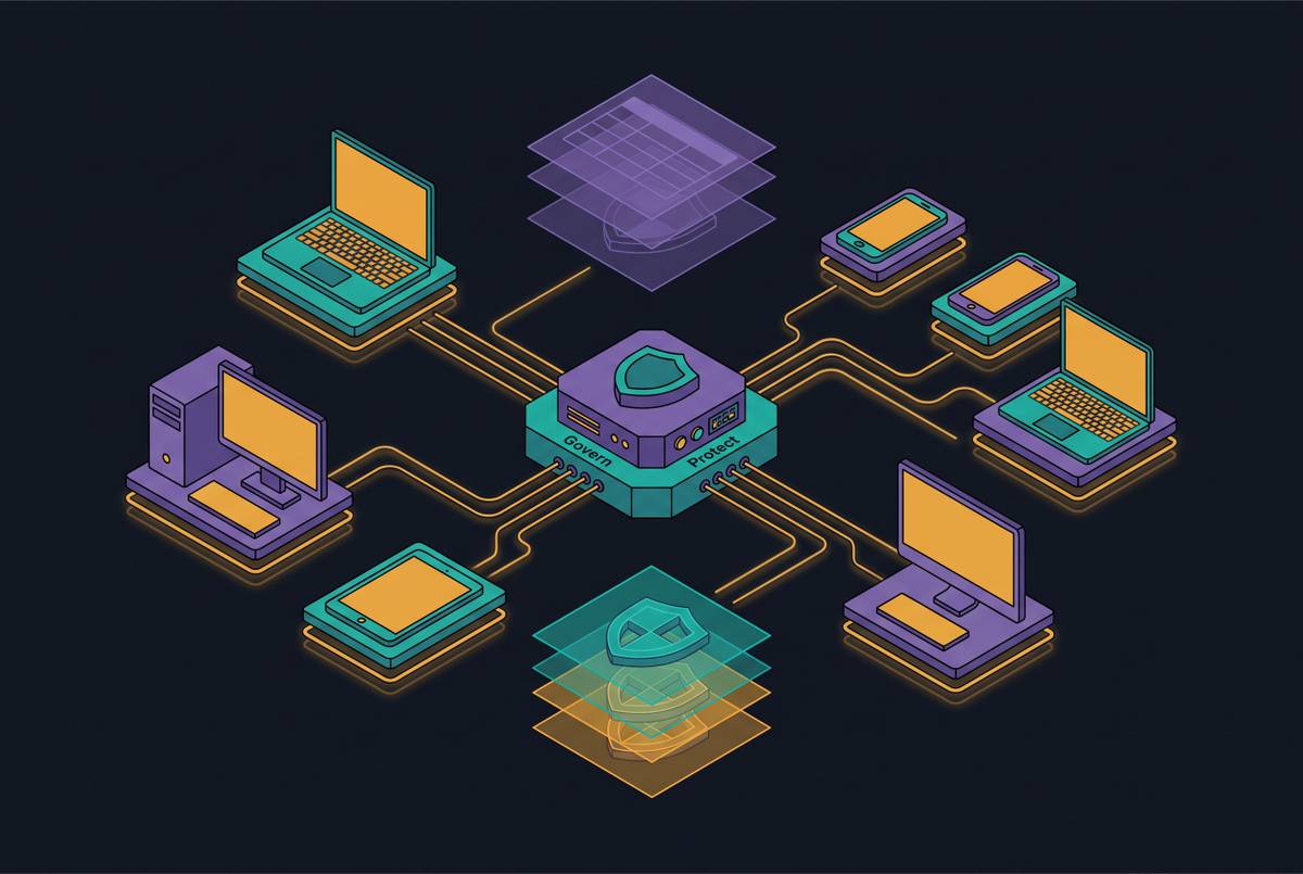 Cover illustration for “NIST CSF 2.0 Govern and Protect Functions in Endpoint Programs”