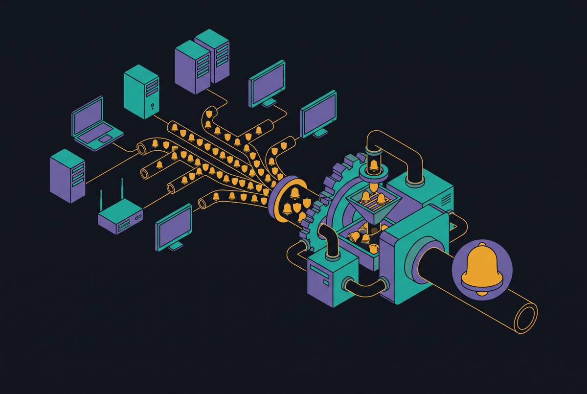 Cover illustration for “Alert Fatigue Reduction Through Endpoint Automation”