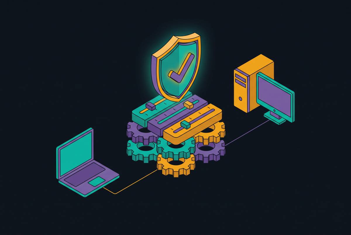 Cover illustration for “SOC 2 Endpoint Controls That Emerge From Good Configuration”