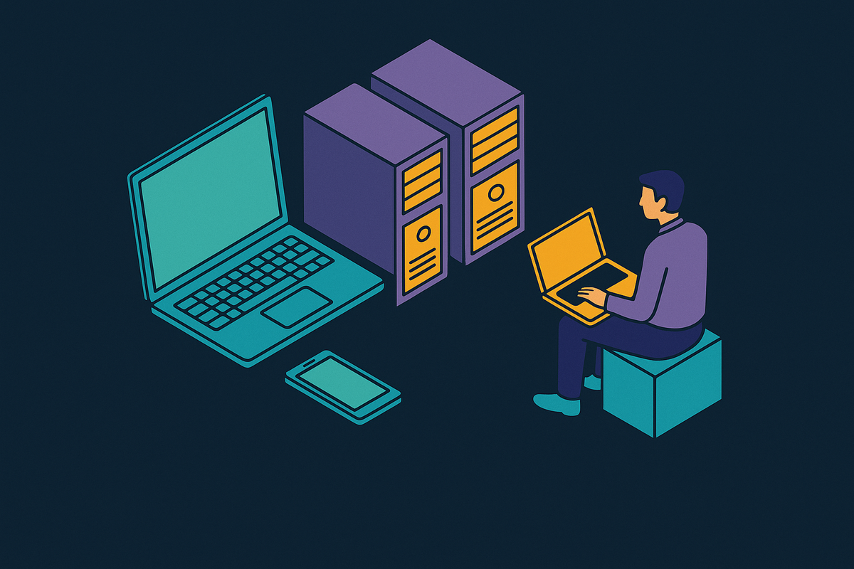 Cover illustration for “Device-to-Technician Ratio Benchmarks in SMB IT Operations”