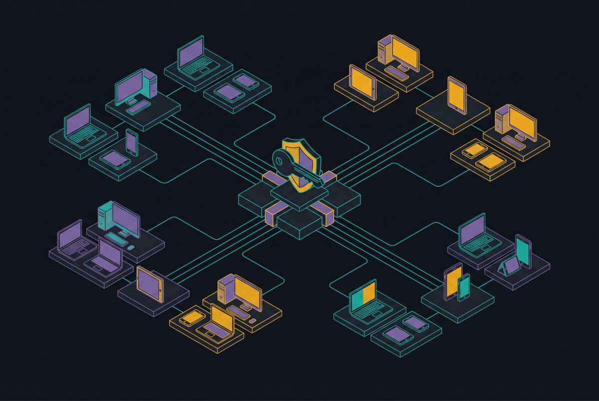 Cover illustration for “Delegated Endpoint Administration Models for Distributed Organizations”