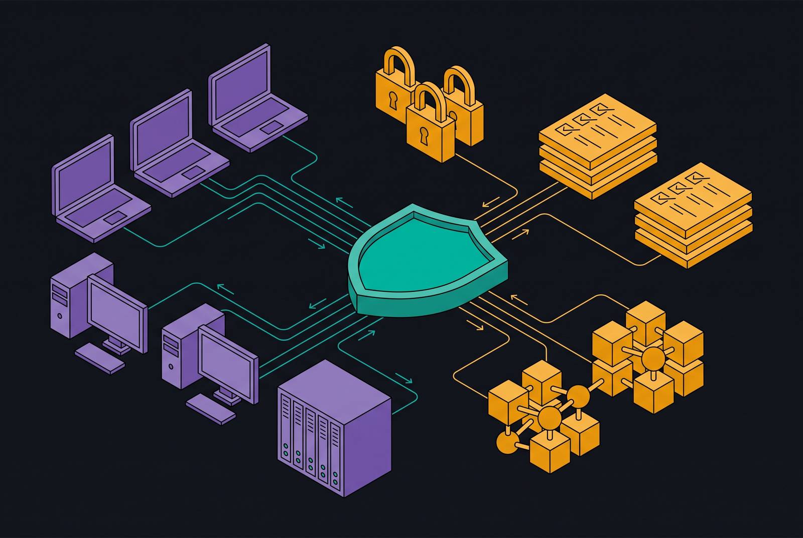 Cover illustration for “CMMC Endpoint Requirements for Defense Contractor SMBs”