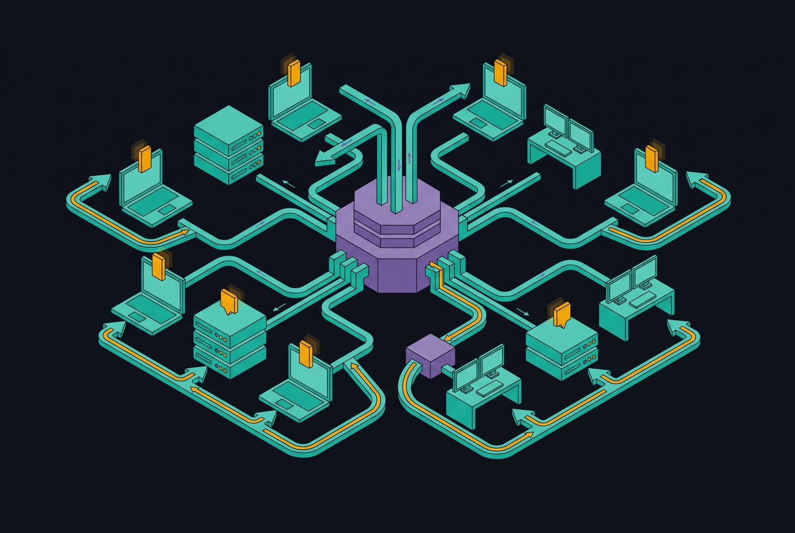 Cover illustration for “Endpoint Drift Detection and Automated Correction Workflows”