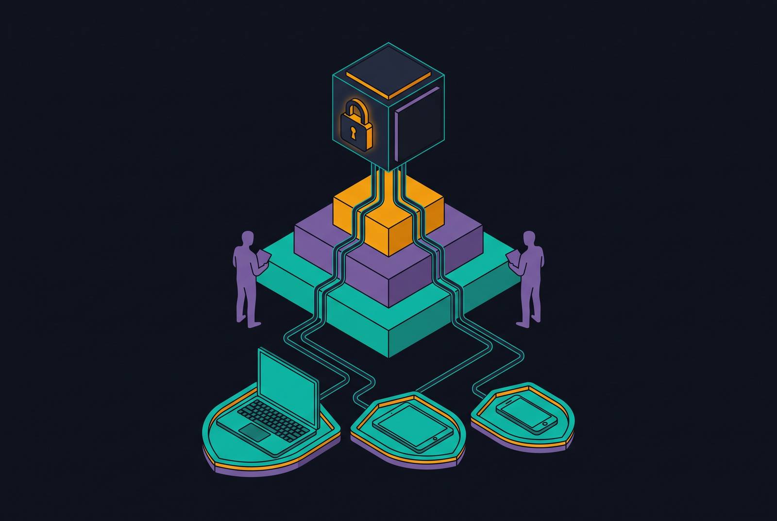 Cover illustration for “Tiered Endpoint Security for Contractors and Temporary Workers”