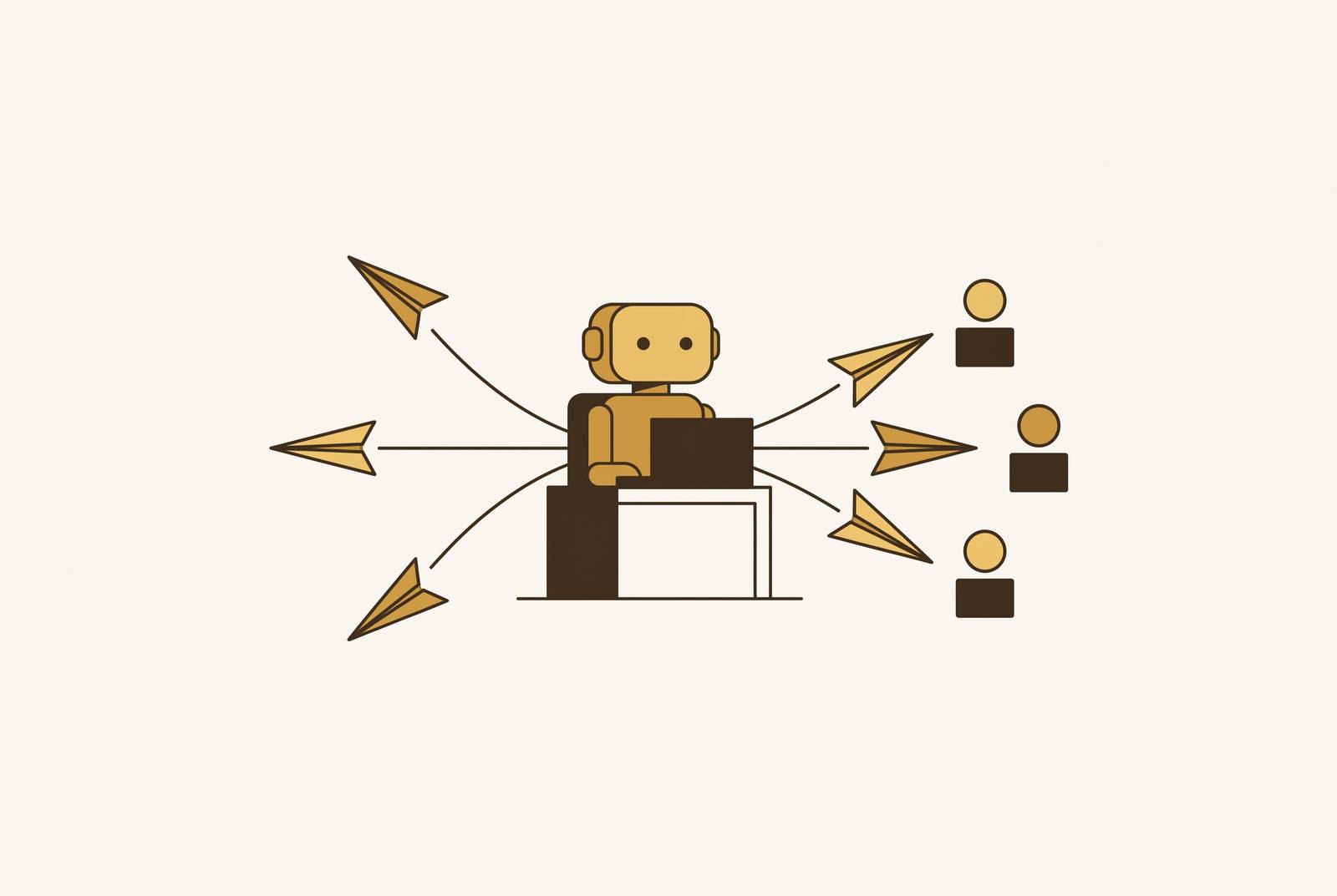 Cover illustration for “Running Outbound Without an SDR Team Using Agentic Sales Platforms”