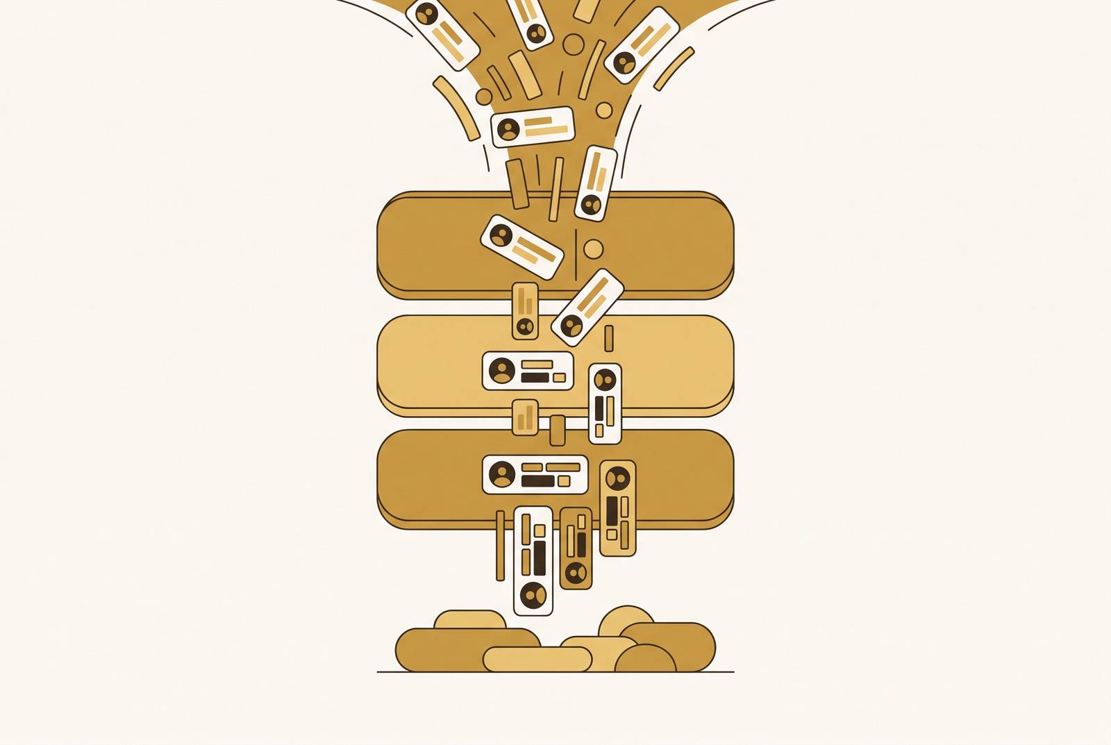 Cover illustration for “Waterfall Enrichment Vendor Comparison for B2B Contact Data”