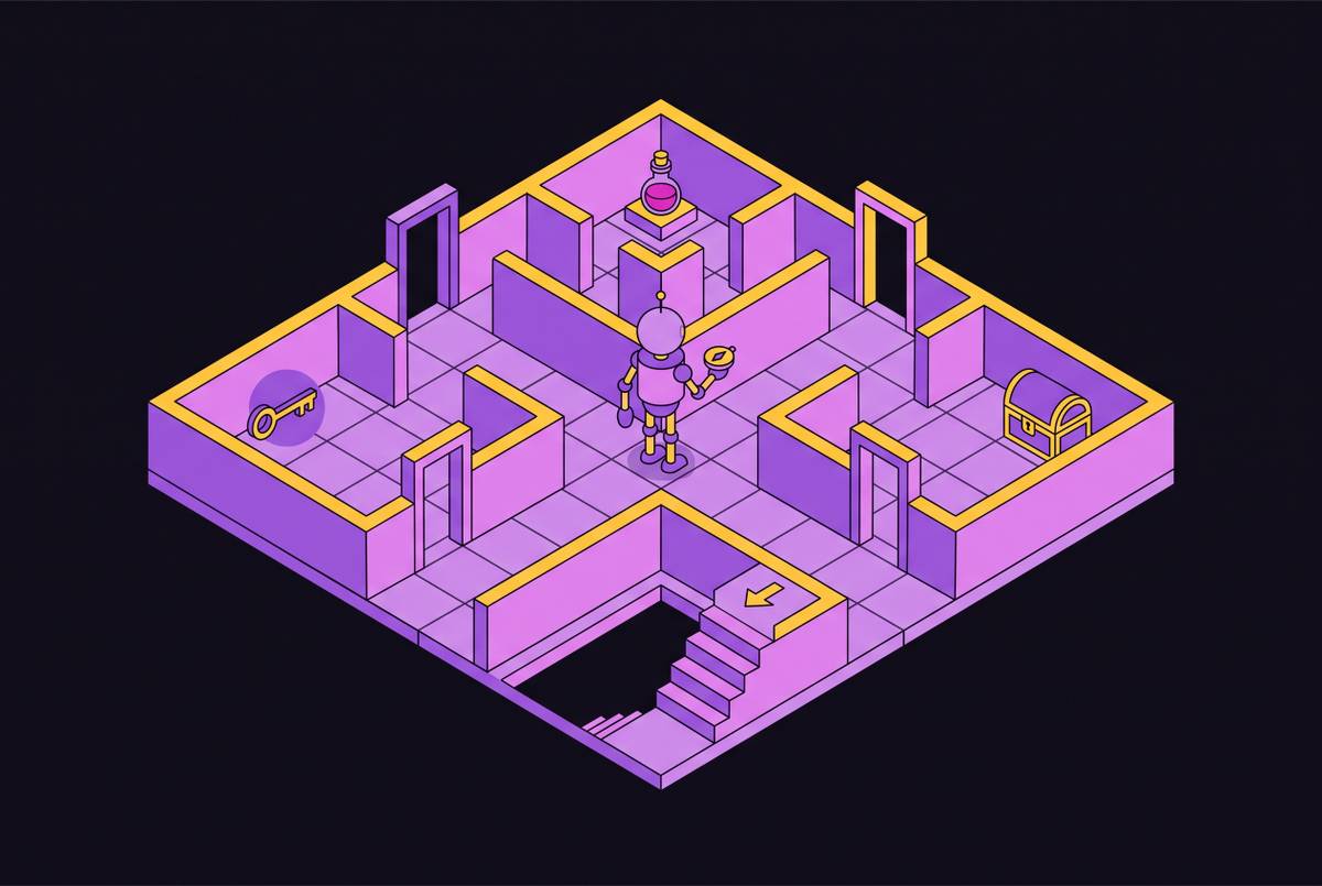 Cover illustration for “NetHack Learning Environment as a Frontier Benchmark for General Agents”