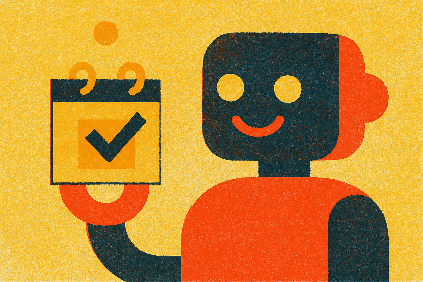 Cover illustration for “AI Follow-Up Agents That Book Meetings Without Rep Intervention”
