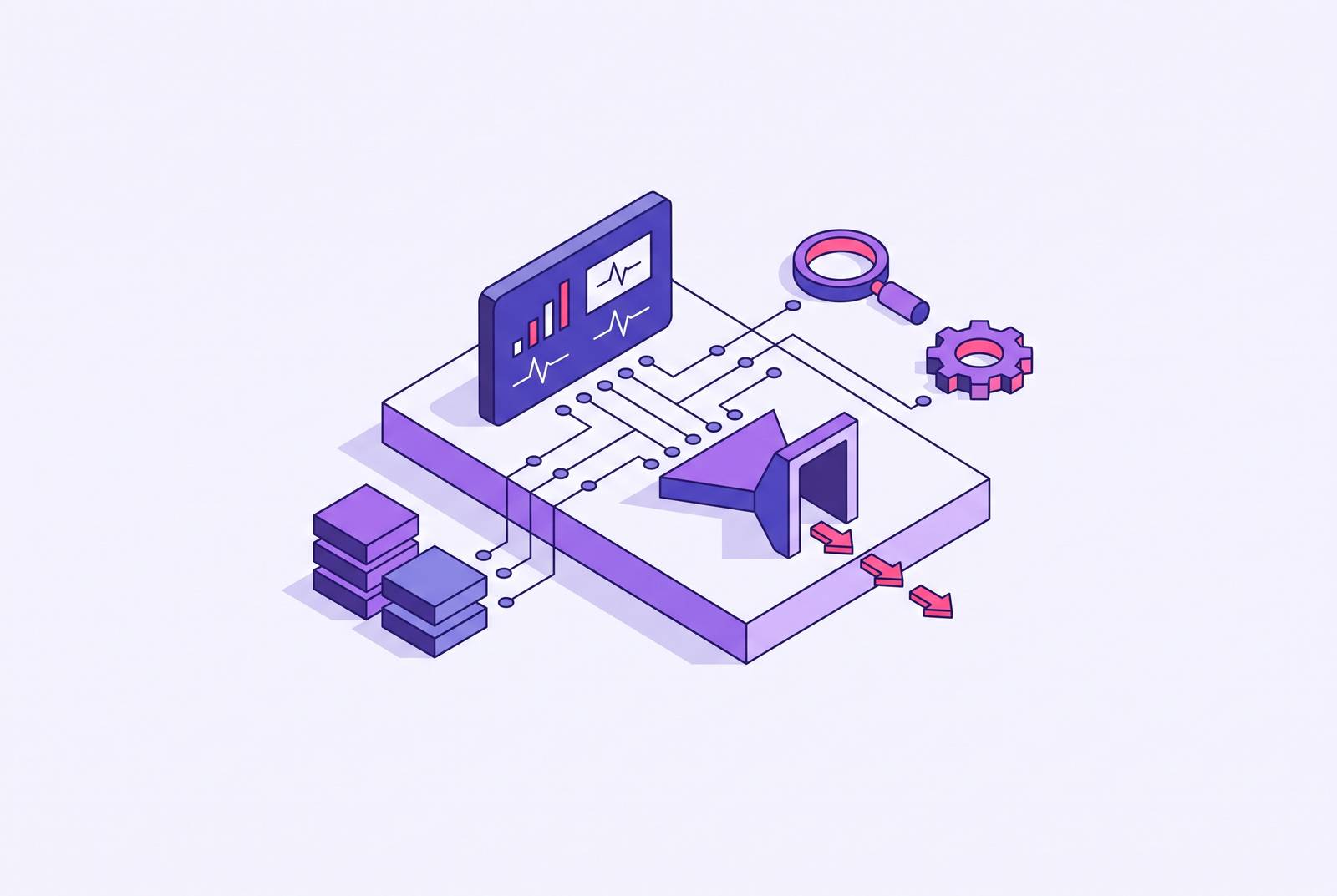 Cover illustration for “Technographic Triggers as Prospecting Entry Points”