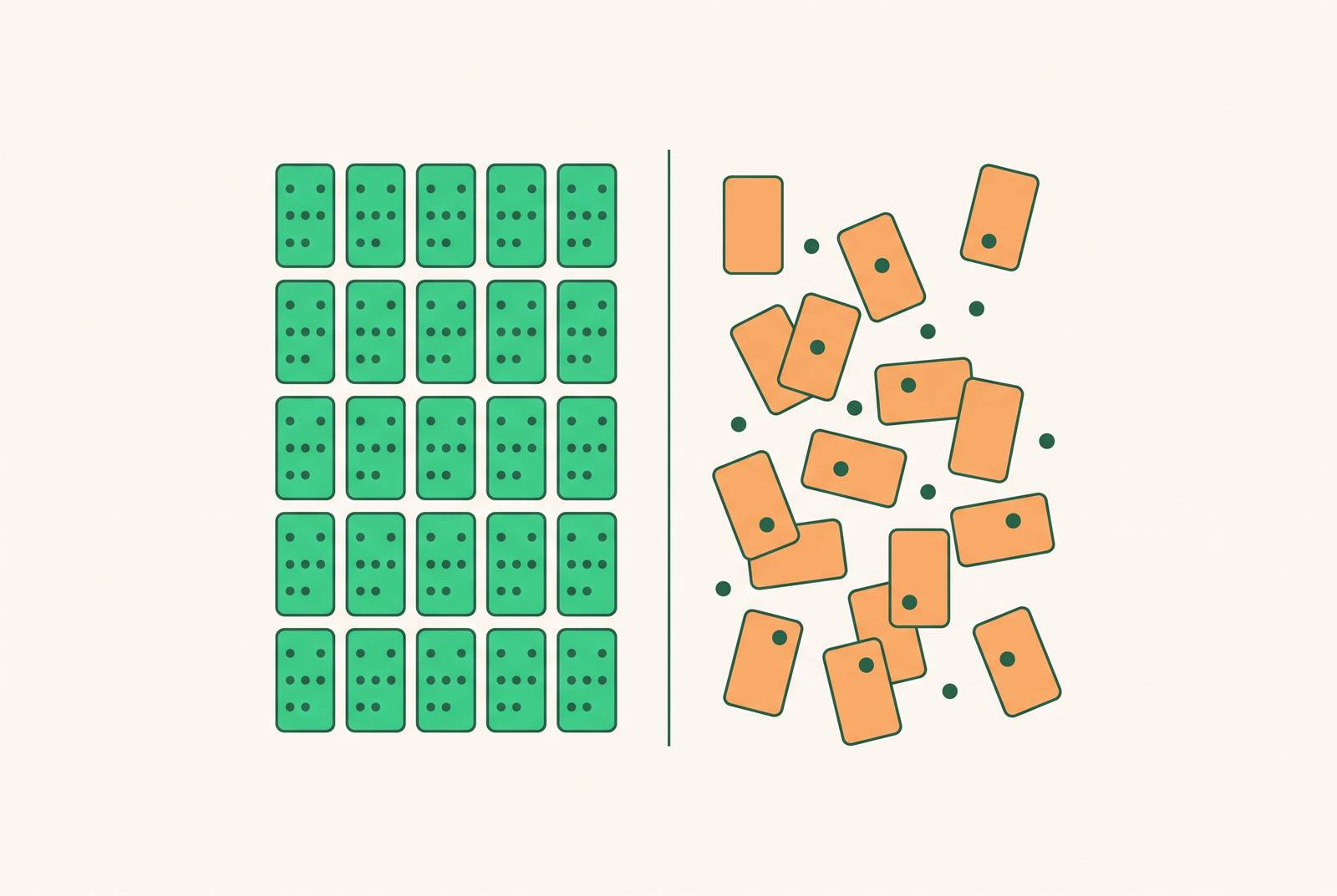 Cover illustration for “Structured vs Unstructured Interviews in Tech Hiring”