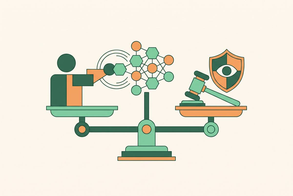Cover illustration for “EEOC Guidance on AI Hiring Tools and Employer Liability”