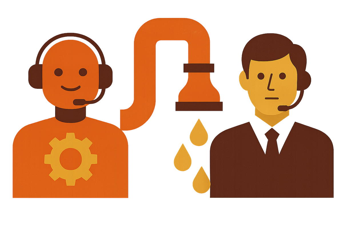 Cover illustration for “AI SDR Agents vs Human SDRs for Outbound Pipeline”