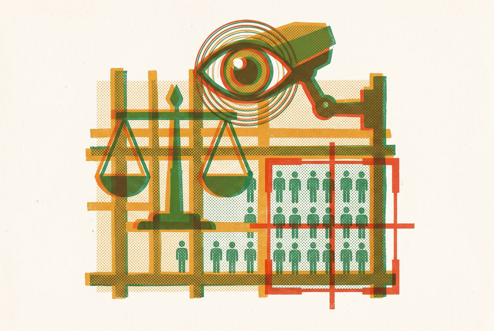 Cover illustration for “Algorithmic Bias in Predictive Policing and Its Legislative Responses”
