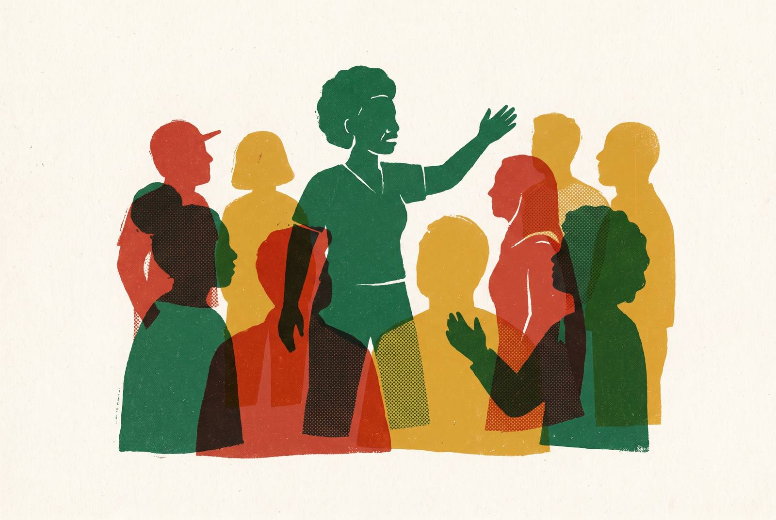 Cover illustration for “Saul Alinsky Model in Community Based Organizing”