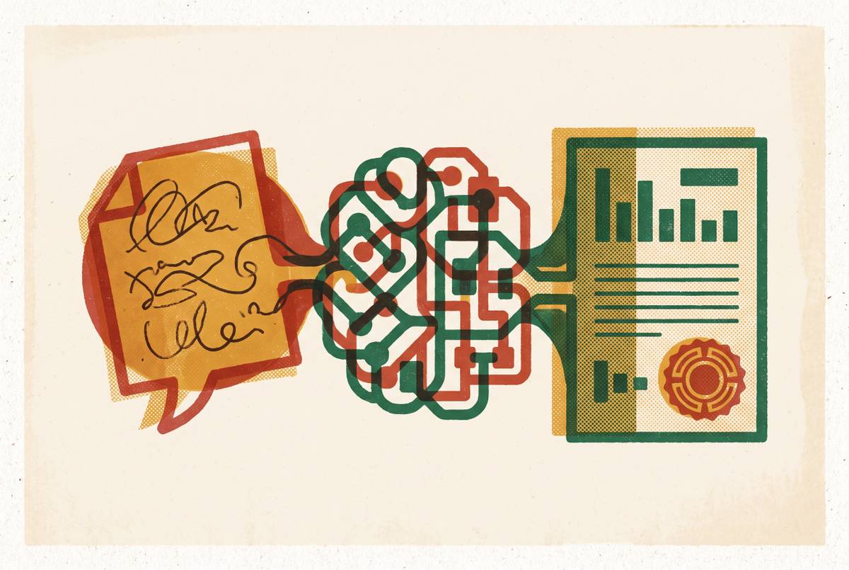 Cover illustration for “How Large Language Models Translate Plain-Language Policy Ideas into Bill Text”