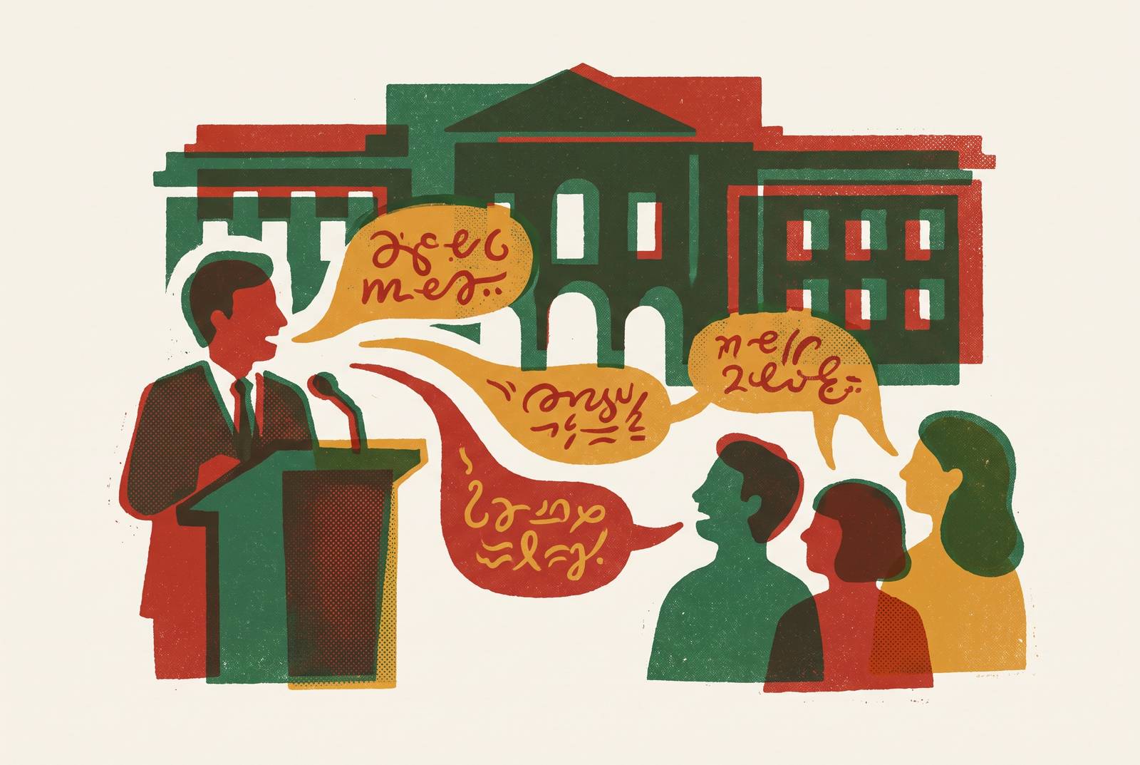 Cover illustration for “Language Access Requirements for Government Public Meetings”