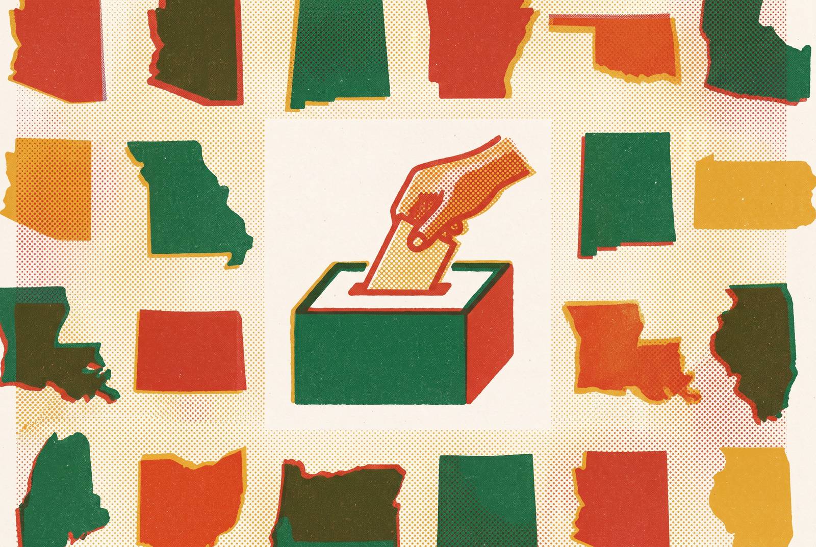 Cover illustration for “State-by-State Rules for Citizen Direct Initiative Ballot Measures”