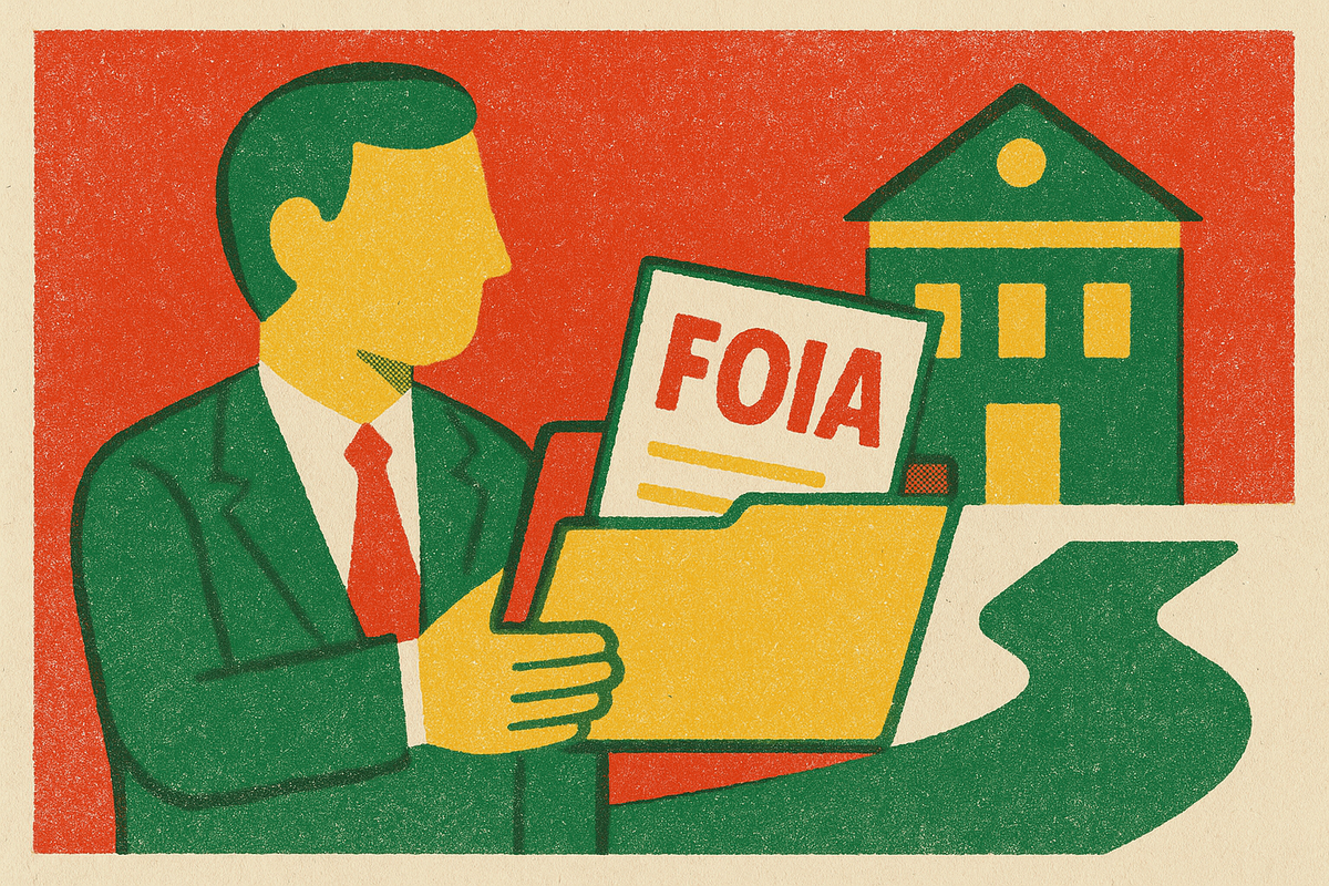 Cover illustration for “How to File a FOIA Request With a City or County Government”