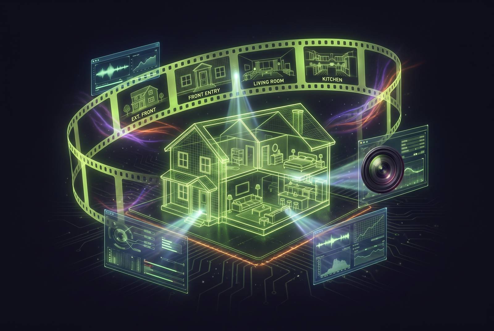 Cover illustration for “Property Walkthrough Video Structure and Shot Order”