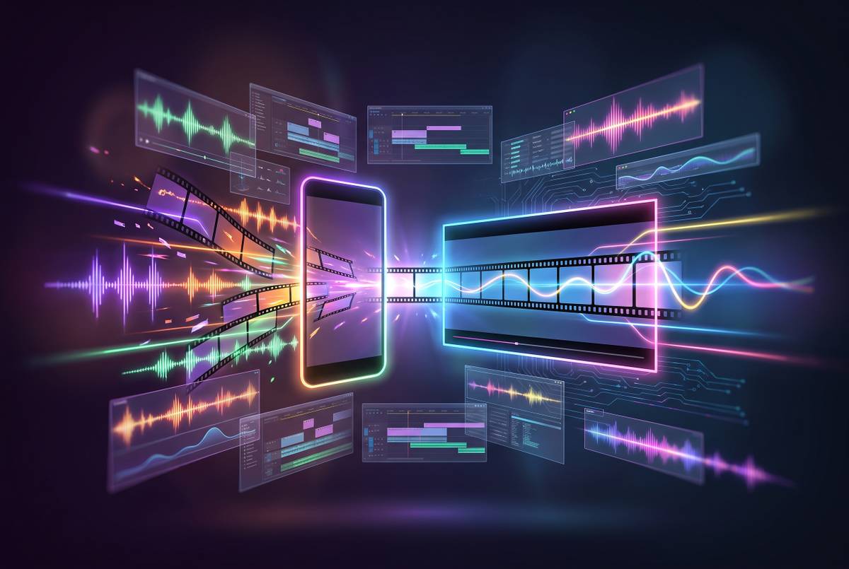 Cover illustration for “Short-Form Social Video Editing Differences From Broadcast”