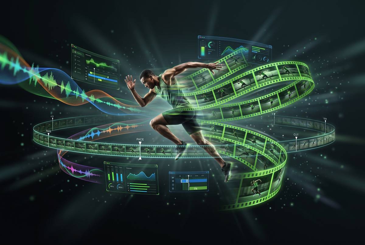 Cover illustration for “Highlight Reel Editing Principles for Sports and Action Footage”