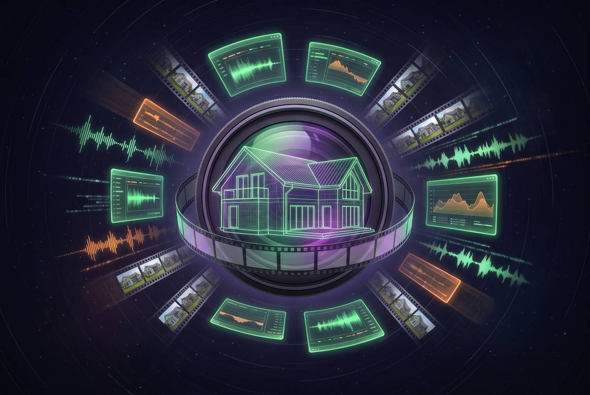 Cover illustration for “Real Estate Video Editing Software Comparison for Solo Videographers”