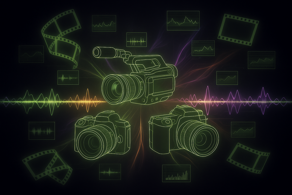 Cover illustration for “Multi-Camera Concert and Live Event Editing Conventions”