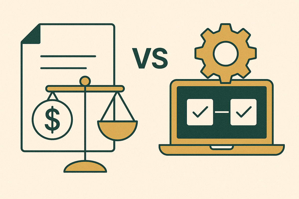 Cover illustration for “PayFac-as-a-Service vs. Registered PayFac Tradeoffs for SaaS Platforms”