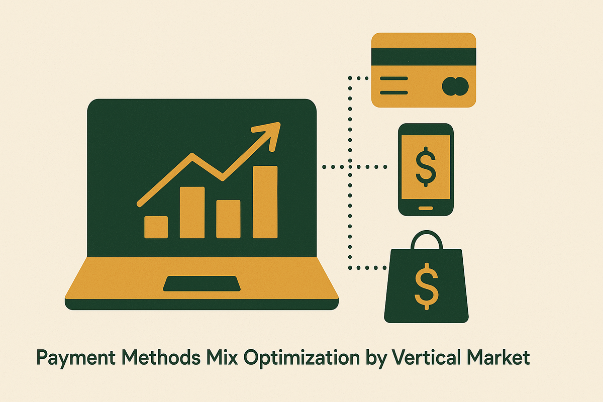 Cover illustration for “Payment Methods Mix Optimization by Vertical Market”