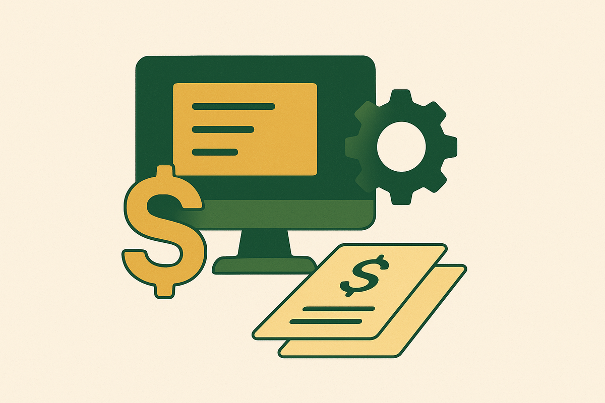 Cover illustration for “Accounts Payable Automation for Vertical SaaS Platforms”