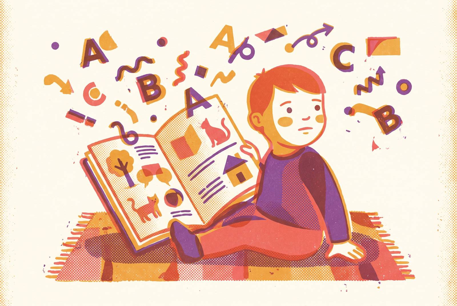 Cover illustration for “Red Flags in Pre-Reading Development at Ages 4 and 5”