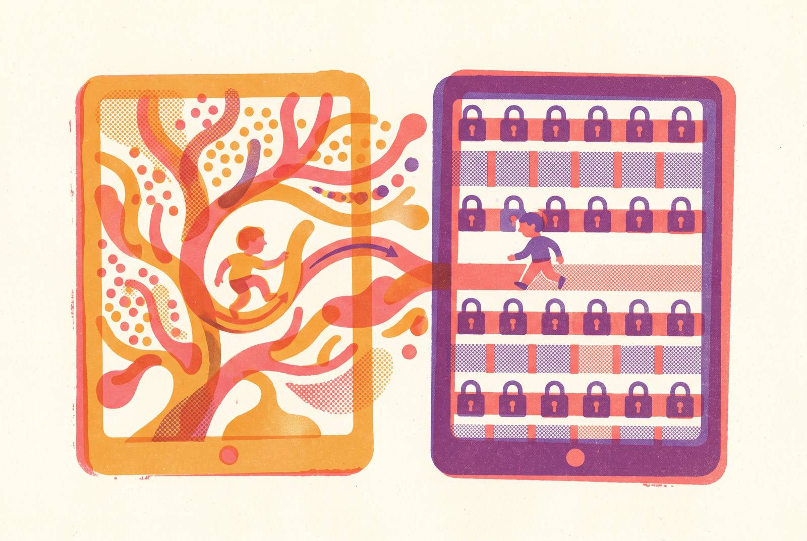 Cover illustration for “Adaptive Learning Apps vs Fixed-Curriculum Learning Apps for Kids”