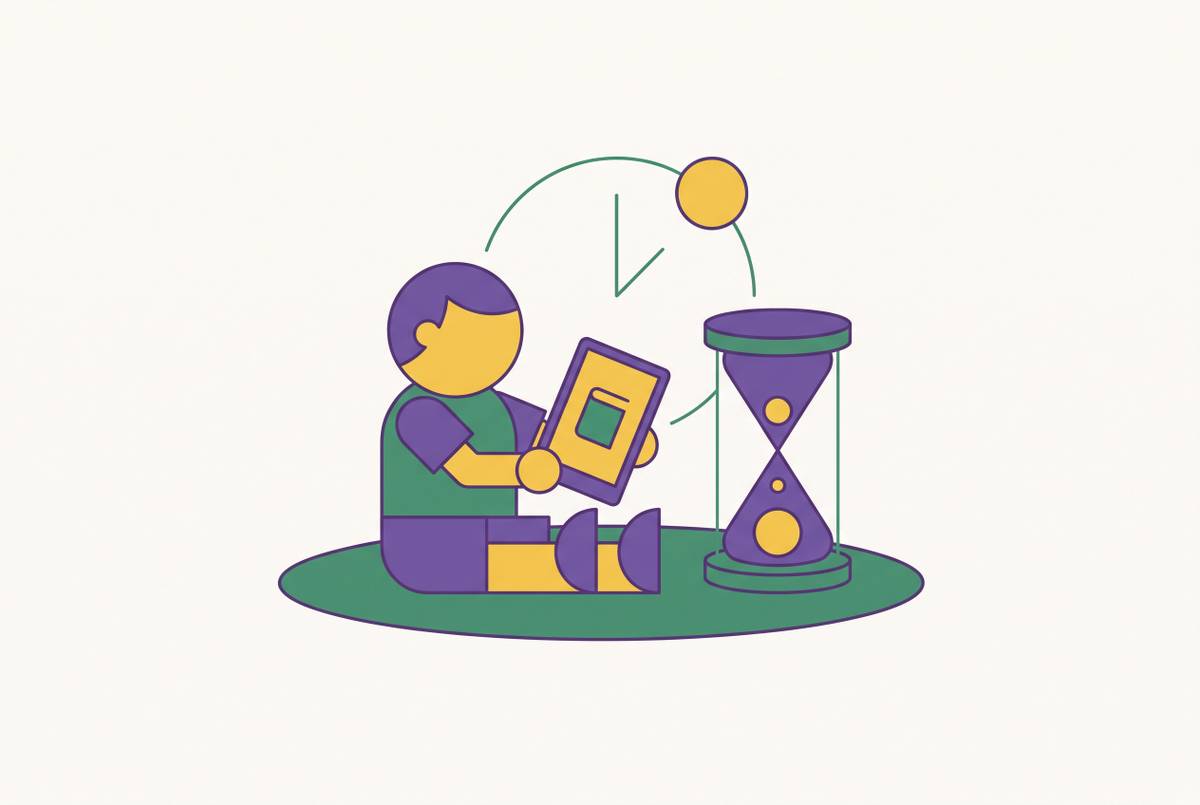 Cover illustration for “Screen Time Guidelines for Educational Apps for Ages 4 to 9”